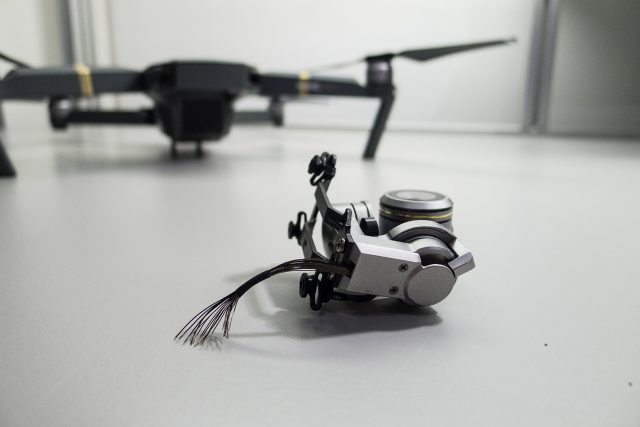 Mavic Pro – Kiszakadt gimbal-kamera