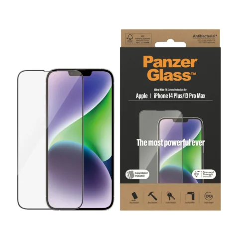 PanzerGlass™ iPhone 13 Pro Max/14 Plus - antibakteriális védőfólia - Image 2