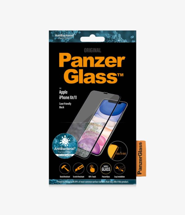 PanzerGlass™ iPhone XR/11 aktibakteriális védőfólia