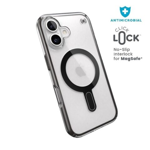 Speck Presidio Perfect-Clear with MagSafe for iPhone 16