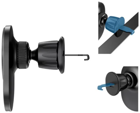 TP Magnetic Dashboard & Vent Car Mount with Wireless Charging - Image 4