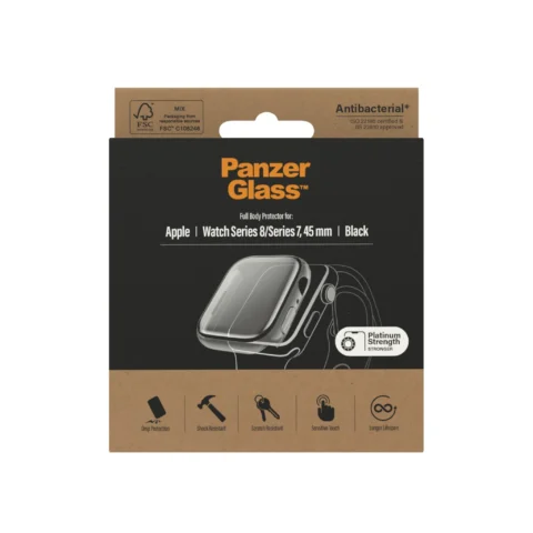 PanzerGlass™ Full Body Apple watch 7/8 45mm - Fekete - Image 3
