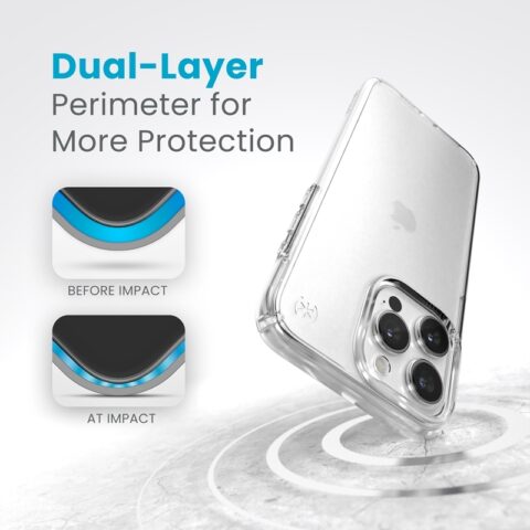 Speck Presidio Perfect-Clear for iPhone 15 Pro Max - Image 4
