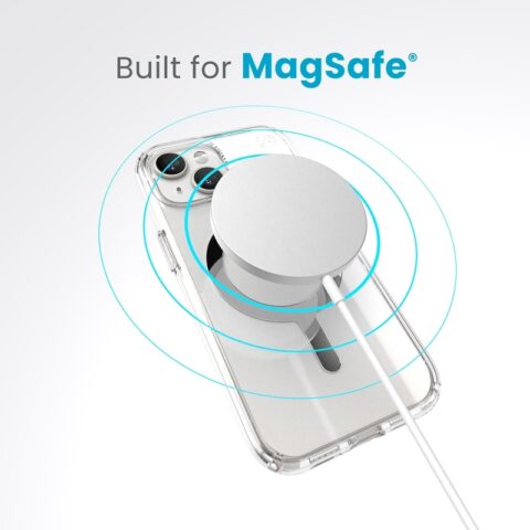 Speck Presidio Perfect-Clear with Chrome MagSafe for iPhone 15/14/13 - Image 5