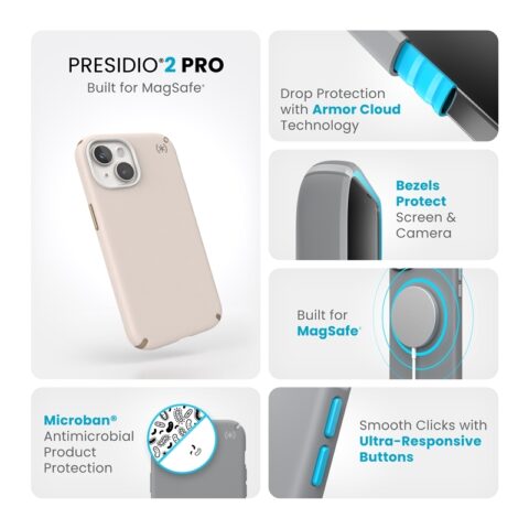 Speck Presidio 2 Pro with MagSafe for iPhone 15 - Image 6