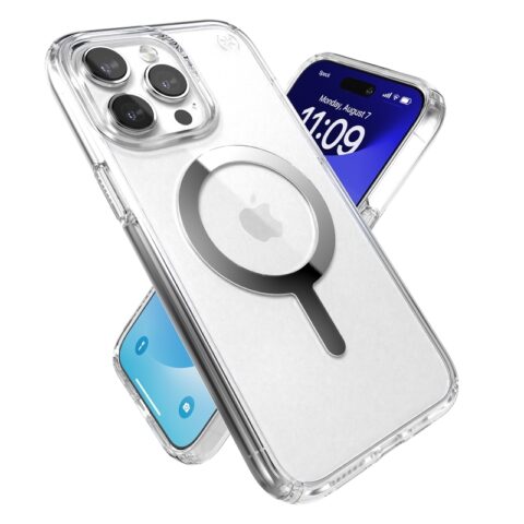 Speck Presidio Perfect-Clear with Chrome MagSafe for iPhone 15 Pro Max - Image 2