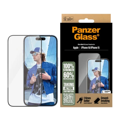 PanzerGlass™ iPhone 15/16 - Prémium védőfólia - Image 2