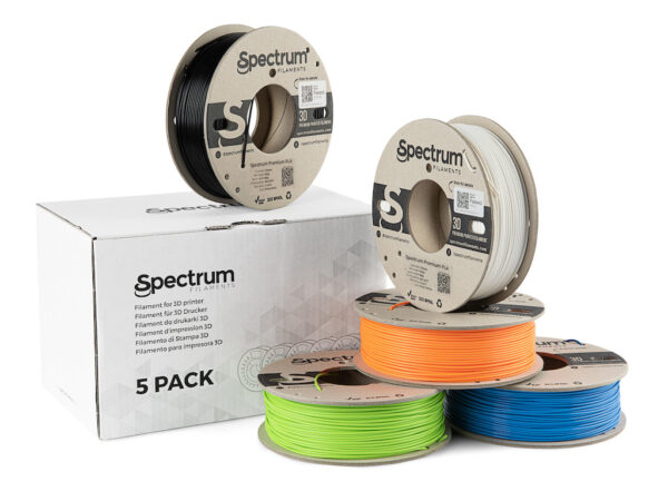Spectrum 5PACK PLA Premium 1.75mm (5x 0.25kg) filament