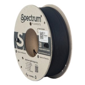 Spectrum Light Weight PLA 1.75mm TRAFFIC BLACK 0.25kg filament