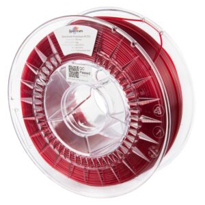 Spectrum PCTG Premium 1.75mm TRANSPARENT RED 1kg filament