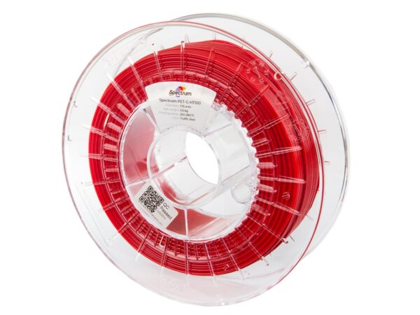 Spectrum PET-G HT100 1.75mm TRAFFIC RED 0.5kg filament