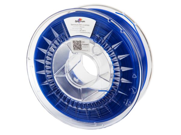 Spectrum PET-G HT100 1.75mm TRANSPARENT BLUE 1kg filament