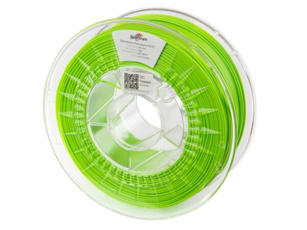 Spectrum PET-G Premium 1.75mm LIME GREEN 1kg filament