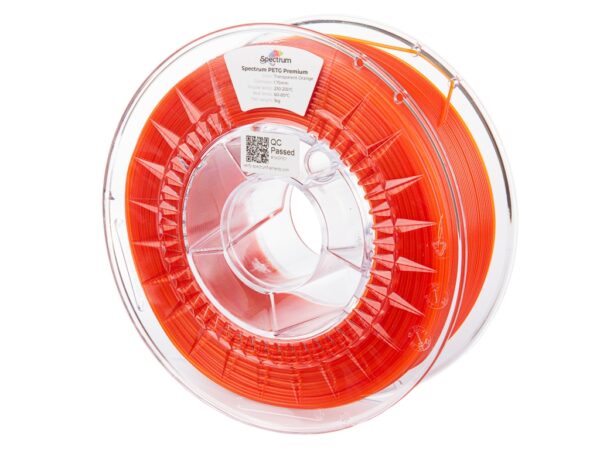 Spectrum PET-G Premium 2.85mm TRANSPARENT ORANGE 1kg filament