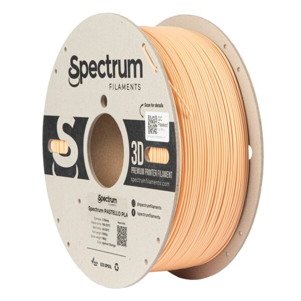 Spectrum Pastello PLA 1.75mm APRICOT ORANGE 1kg filament