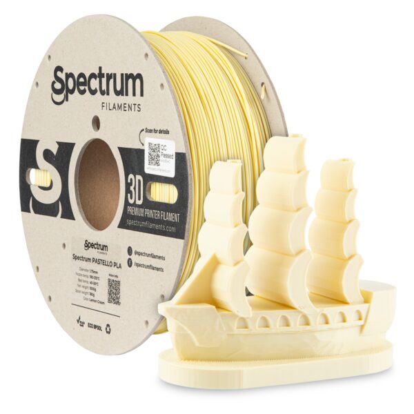 Spectrum Pastello PLA 1.75mm LEMON CREAM 1kg filament