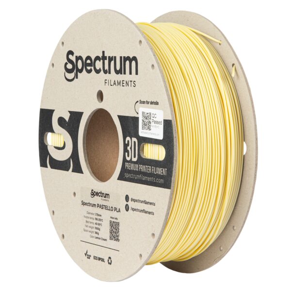 Spectrum Pastello PLA 1.75mm LEMON CREAM 1kg filament