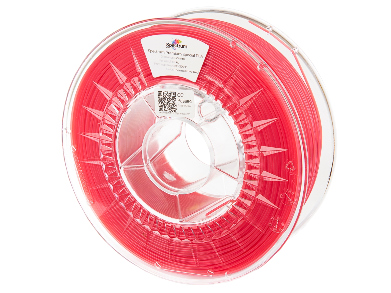 Spectrum PLA 1.75mm THERMOACTIVE RED 1kg filament