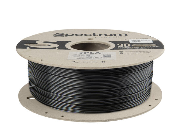 Spectrum r-PLA 1.75mm TRAFFIC BLACK 1kg filament