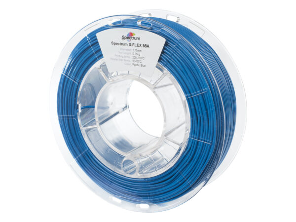 Spectrum S-Flex 98A 1.75mm PACIFIC BLUE 0.25kg filament