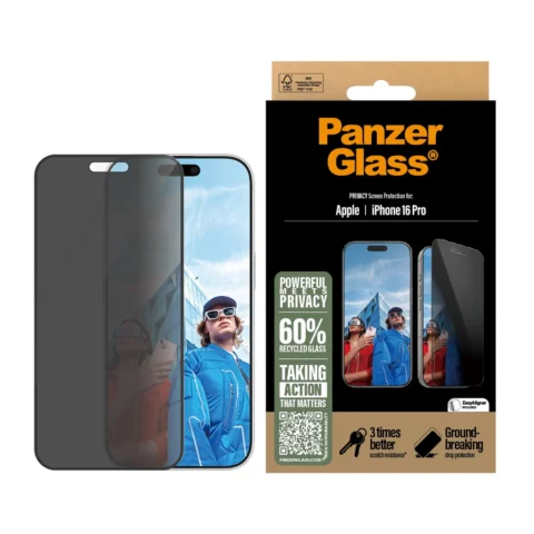 PanzerGlass™ iPhone 16 Pro – betekintésgátló üvegfólia - Image 2