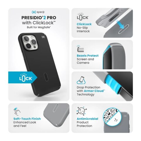 Speck Presidio 2 Pro with MagSafe for iPhone 16 Pro Max - Image 3