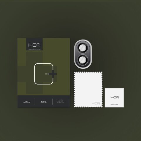 Hofi CamRing Pro+ iPhone 16 / 16 Plus kameralencse védő üvegfólia - Image 2
