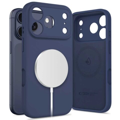TP Silicone MagSafe Case for iPhone 17 Pro (Kék)
