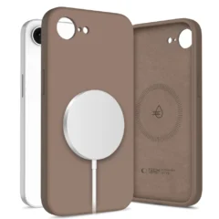 TP Silicone MagSafe Case for iPhone 16E / 17E (Barna)