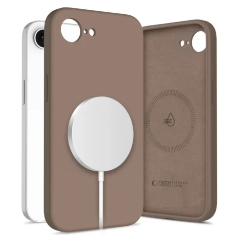TP Silicone MagSafe Case for iPhone 16E / 17E (Barna)