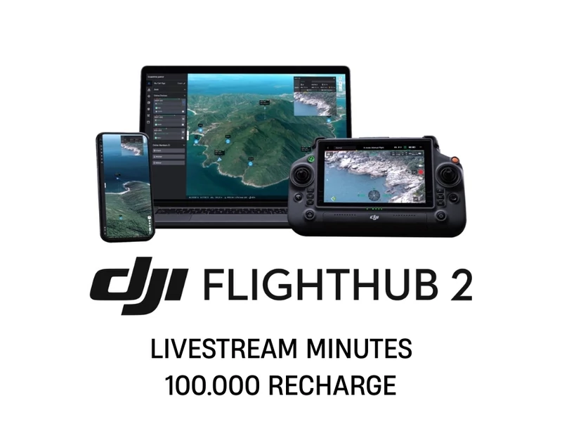 DJI FlightHub 2 Livestream Minutes - 100000 - Recharge