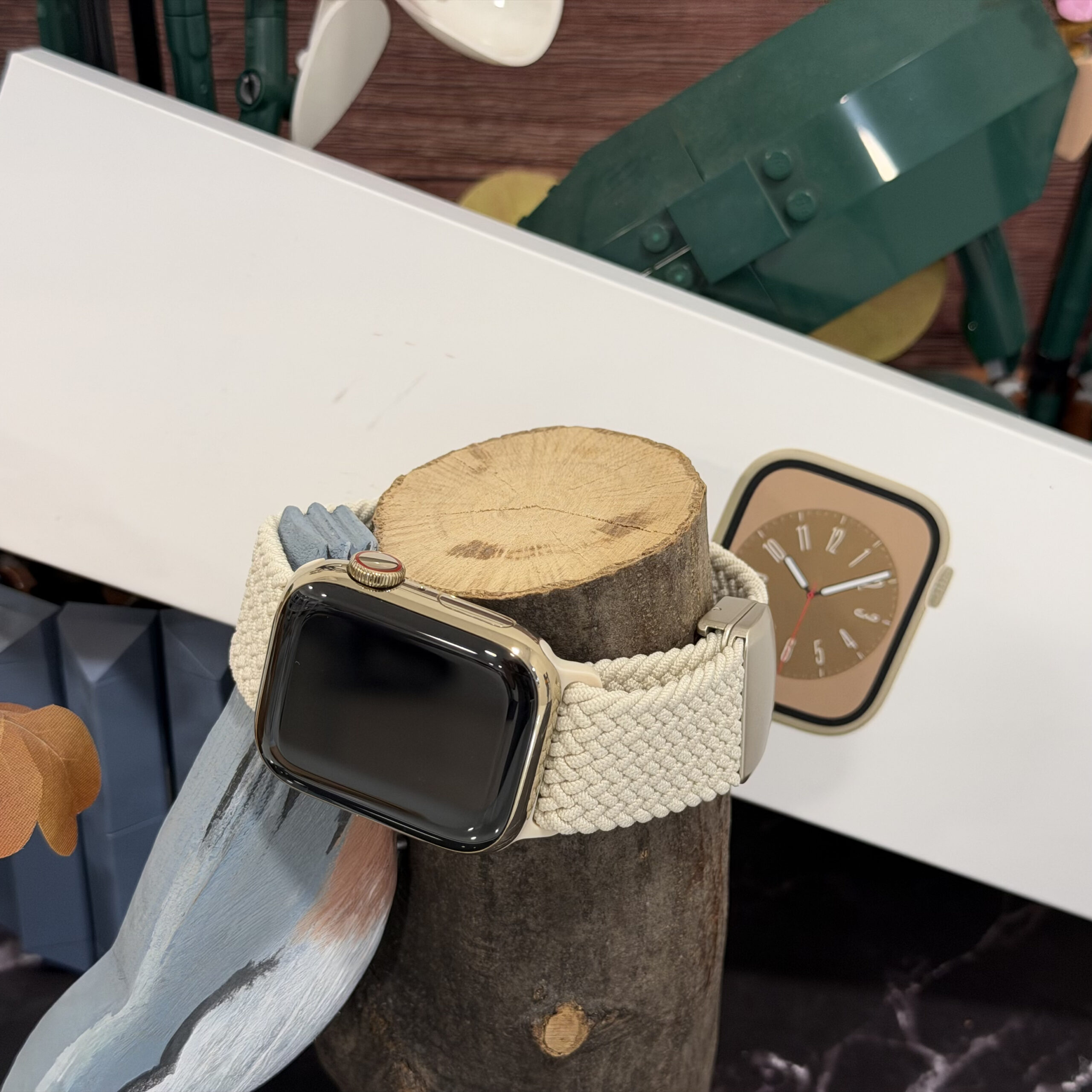 apple watch series 8 41mm arany wifi+cell stainless steel