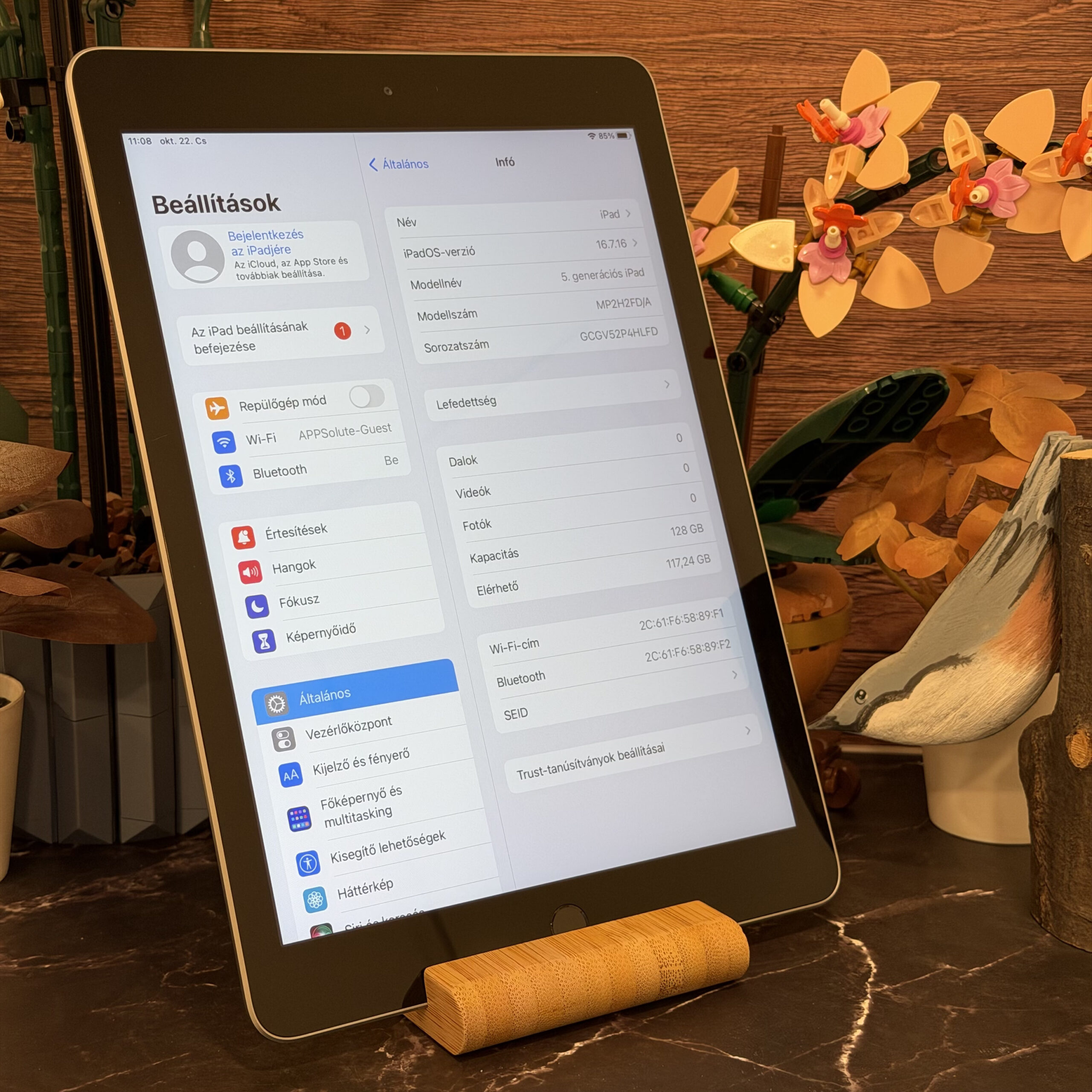 iPad 5.Gen 2017 9.7" 128GB szürke 02